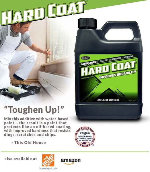 Hard Coat - Latex Paint Additive Makes Paint More Durable - 1 Quart